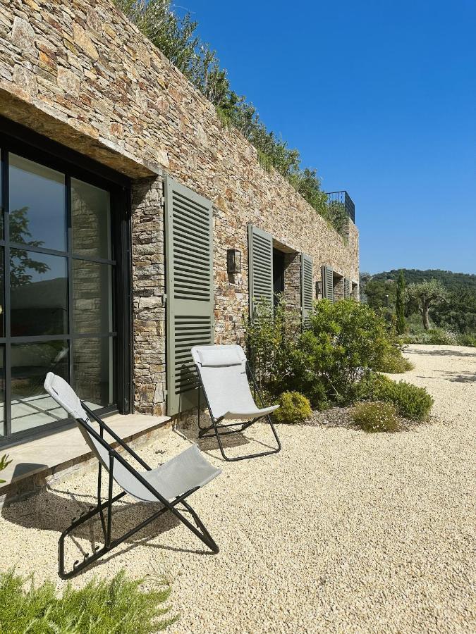Le Mas Saint Michel Grimaud Bed and Breakfast Exteriör bild